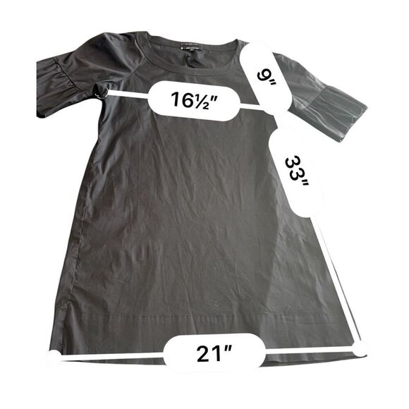 Anne Klein Stretch black dress size 8 - Picture 3 of 5